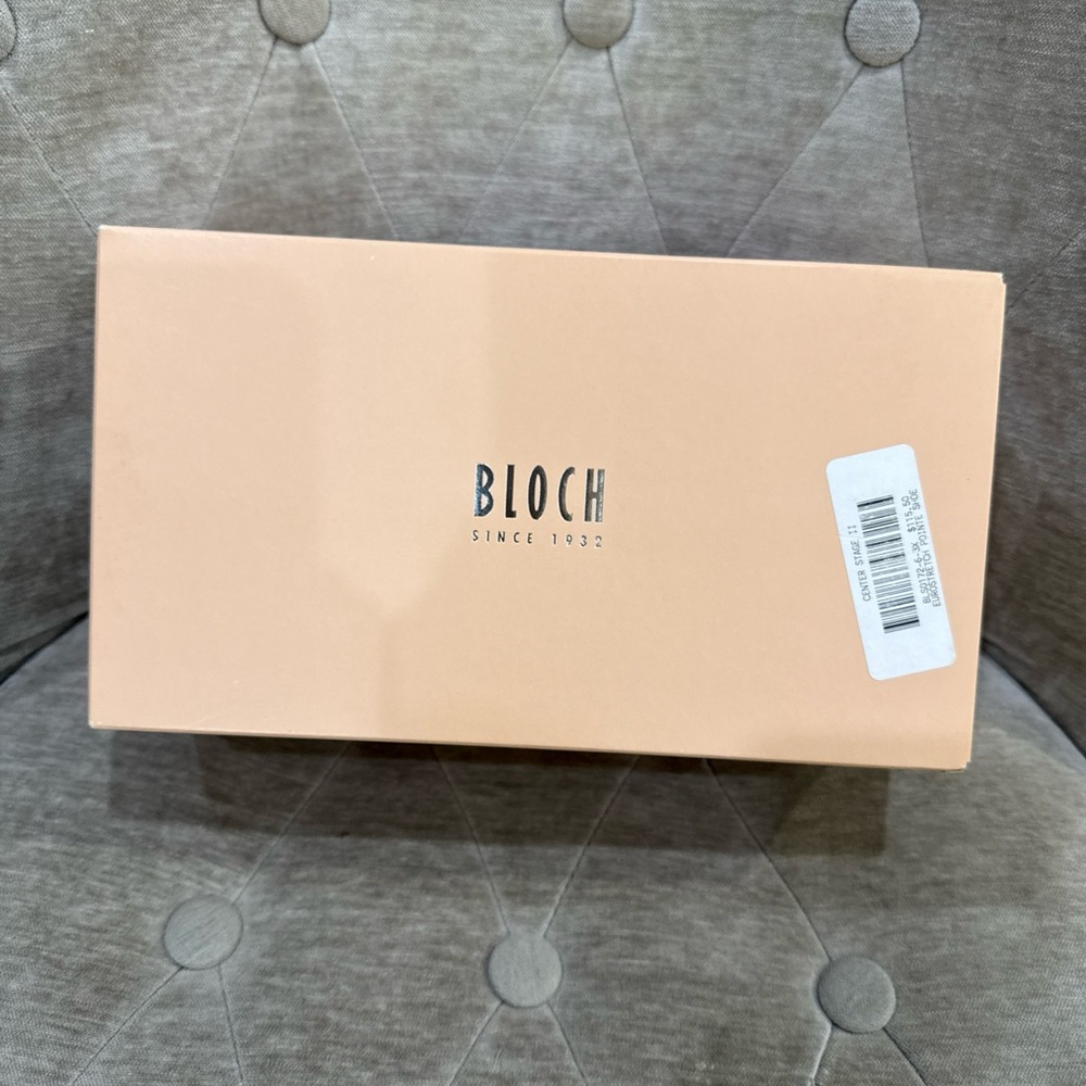 Bloch Empty Shoe Replacement Box 10.25x 5.75”X3.5” Rose Pink White Tissue